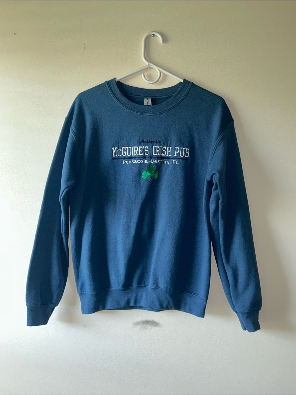 Women’s Blue Crewneck Sweatshirt McGuires